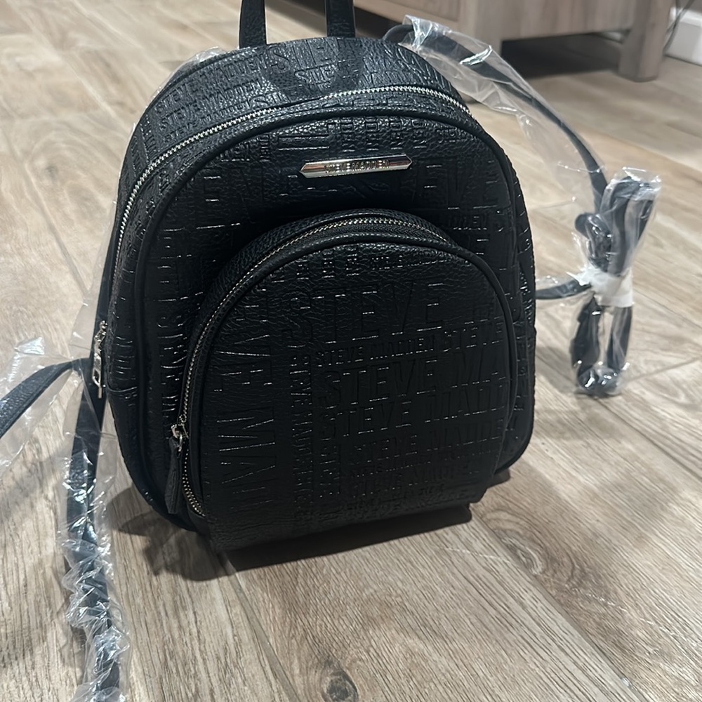 Steve Madden Double Compartment Bookbag with Top Handle  Brand NEW